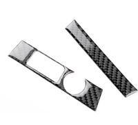 Modanatura copertura pannello Per Seat Per Leon Per MK3 2017 2018 2019 LHD RHD Auto Pannello Controllo Centrale Telaio Laterale Accessori Interni(Black Carbon)