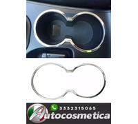 Getränkehalter Rahmen Cupholder für Hyundai ix35 2010-2015 Edelstahl Chrom 1tlg