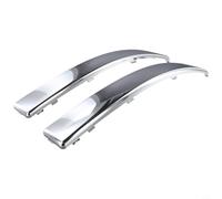 Modanatura cromata inferiore per paraurti anteriore, compatibile con Fiat 500 Hatchback 2007-2015, plastica galvanizzata resistente, ricambio lato sinistro e destro