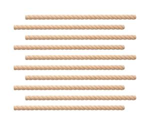 Modanatura decorativa 10 pezzi per cornice in legno grezzo | Modanatura decorativa per cornice in faggio intagliata e ritagliabile per pannelli a parete, armadi, specchi, porte,