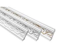 Modanatura decorativa con profilo angolare, in polistirolo, 53 x 53 mm, B-6, 20 metri