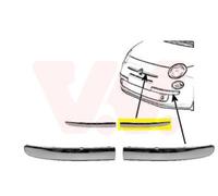 Van Wezel Autoparts Mostrina paraurti 1604583 per FIAT 500 (312) 500 C (312) anteriore Sx