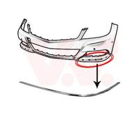 Modanatura decorativa/ protettiva, Paraurti 3097481 VAN WEZEL per MERCEDES-BENZ
