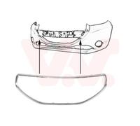 Modanatura decorativa/ protettiva, Paraurti 4034585 VAN WEZEL per PEUGEOT