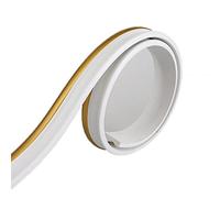 Modanatura di pareti， Modanatura di pareti， Strisce autoadesive for modanature flessibili in PVC(White+gold)