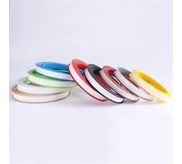 Modanatura di pareti, Modanatura di pareti, Striscia protettiva for bordi autoadesiva in TPE for impiallacciatura(White,U18mm)