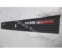 MODANATURA FASCIA GRIGLIA BAULE POSTERIORE SCRITTE PEUGEOT 205 1.6 1.9 GTI NERA