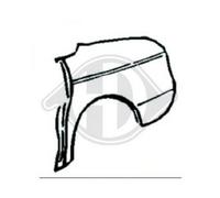Modanatura Fiancata POSTERIORE DX PER Mercedes 123 200 69 KW 94 CV