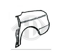 Modanatura Fiancata POSTERIORE SX PER Mercedes 123 200 69 KW 94 CV