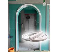 Modanatura flessibile for arco porta, kit arco prefabbricato cornice porta a semicerchio con cornice curva interna for la decorazione della casa(W 5cm(1 4/4"),L 6m/19.7ft)