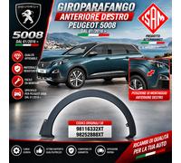 Modanatura Giroparafango Anteriore DX Peugeot 5008 2017 98116332XT 98252888XT