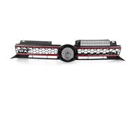Modanatura Griglia Anteriore Griglia Del Radiatore Del Paraurti Anteriore A Nido D'ape Per VW Per Golf 6 Per MK6 2009-2013 Griglia Centrale Adatta(Linea rossa)