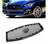 Modanatura Griglia Anteriore Per Per Q50 Q50S 2014-2017 Griglia Anteriore Griglia Da Corsa Paraurti Superiore Auto Kit Griglia A Maglie Adatta