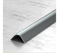 Modanatura in alluminio per piastrelle Ed 100 cm - 3 pezzi, 12 mm GrayProtect stampaggio per proteggere le pareti in residenziali e commerciali