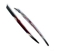 Modanatura inferiore della fascia paraurti, 2 pezzi argento stampaggio esterno sostituzione diretta anteriore sinistra destra per 2018-2020