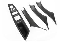 Modanatura Interna Auto Strisce Per BMW Serie 5 F10 F11 F18 11-17 Maniglia Interna Per Auto Pannello Porta Interna Tirare La Copertura Maniglia Automatica Bracciolo Proteggi ( Colore : 4pcs set Black