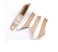 Modanatura Interna Auto Strisce Per BMW Serie 5 F10 F11 F18 11-17 Maniglia Interna Per Auto Pannello Porta Interna Tirare La Copertura Maniglia Automatica Bracciolo Proteggi ( Colore : 4pcs set Beige