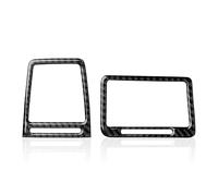 Modanatura Interni Adesivo Decalcomania Rivestimento Sfiato Presa CA Console Centrale In Fibra Carbonio Per Dodge Per Challenger 2008-2014 Accessori Interni Auto Interior Decorative