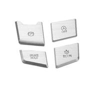 Modanatura Interni Auto Per Cr-v Per Crv 2017-2021 Adesivi Per Pulsanti Pannello Controllo Centrale Cambio Copertura Interna Finestrino Dell'auto(Fuel Silver)