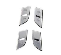 Modanatura Interni Auto Per D3 Per A8 2004-2007 Stile Interruttore Blocco Porta Pulsante Chiusura Centralizzata Maniglia Adesivo Chiave Interni(Front Rear 4 piece)