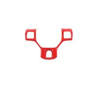 Modanatura Interni Auto Per Dodge Per RAM 1500 2010-2017 Accessori Interni Adesivi Per Copertura Volante Auto Accessori Auto(Red)