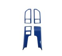 Modanatura Interni Auto Per Ford Per F150 2015-2020 Accessori Interni Console Centrale Auto Cruscotto Bocchetta Uscita Aria Copertura Decorativa(Blue)