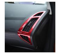 Modanatura Interni Auto Per Ford Per Focus 3 4 MK3 MK4 2012-2018 Adesivo Decorativo Per Bocchette Di Aerazione Anteriori Per Interni Auto Accessori Auto(Fashion red)