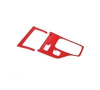Modanatura Interni Auto Per Ford Per Ranger Per Everest Per Wildtrak Per T7 Per T8 2015-2022 ABS Car Center Control Gear Panel Cover Frame Trim(Rosso)
