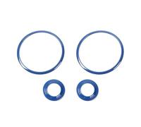 Modanatura Interni Auto Per Jeep Per Wrangler JK 2007-2014 Anello Altoparlante Montante Anteriore Auto Copertura Decorativa Per Tromba Sonora Sul Tetto Accessori Auto(Blue B)
