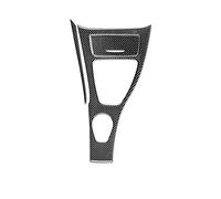 Modanatura Interni Auto Per Serie 3 Per E90 2006 2007 2008 Di Controllo Centrale Del Cambio Posacenere Pannello Cornice Trim In Fibra Carbonio Sticker Accessori Auto(Nero,RHD)