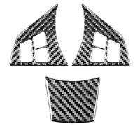 Modanatura Interni Decorazione Volante Dell'auto Adesivo Telaio Copertura In Fibra Carbonio Accessori Interni Para El Coche Per BMW E60 Serie 5 2004-2010 Auto Interior Decorative