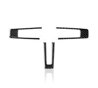 Modanatura Interni Per Ford Per Mustang 2009-2014 Accessori Adesivo Volante Auto Decalcomania Rivestimento Interno In Fibra Carbonio Auto Interior Decorative(Nero)