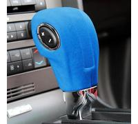 Modanatura Interni Per Ford Per Mustang 2009-2014 Decorazione Leva Cambio In Pelle Scamosciata Protezione Guscio Colorato Accessori Interni(Blu)