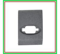 Modanatura Laterale Nera Goffrata-Con Foro Luce Stop-Porta Posteriore Destra Ope