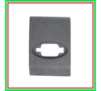 Modanatura Laterale Nera Goffrata-Con Foro Luce Stop-Porta Posteriore Sinistra O