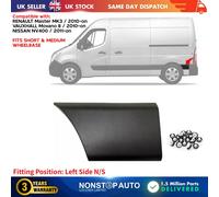 Modanatura Laterale Posteriore Sinistra Per VAUXHALL OPEL Movano B 93197643