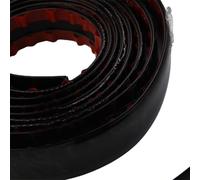 Modanatura nera in morbido PVC per protezione laterale e portellone posteriore dell'auto, 300 cm, decorazione per bordi compatibile con auto, camion, SUV