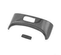 Modanatura nera lucida per bracciolo Mercedes W214 | Vestibilità perfetta, anno modello W214 2024-2026, facile montaggio a clic, protegge dai graffi (fibra di carbonio)