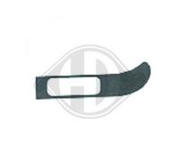 Diederichs Modanatura decorativa protettiva paraurti anteriore sinistro compatibile con Audi 80