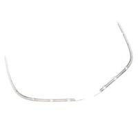 Modanatura paraurti anteriore cromata in ABS, pannello sottoporta, striscia antiurto di ricambio for BMW Serie 5 E39 1996-2003, set da 2 pezzi