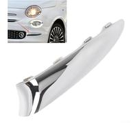 Modanatura paraurti anteriore cromata, modanatura paraurti anteriore cromata lounge mano sinistra, 735642306 For-Fiat 500 16-20