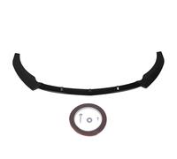 Modanatura Paraurti Anteriore in 3 Parti, Spoiler Frontale ABS per A - Class W177 Pre - facelift 2018-2023 - Look Racing Sportivo, Migliora Aerodinamica, Facile Installazione (Nero lucido)