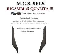 MODANATURA PARAURTI NERA GOFFRATA ANTERIORE DX e/o SX VOLVO XC60 03/13-12/16