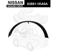 Modanatura passaruota anteriore sinistra originale Nissan 63861-1KA0A