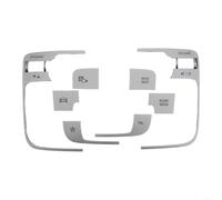 Modanatura per console centrale, tasto mouse multimediale, compatibile con | Plastica, Accessori Adesivi Decorativi, Argento, Modanature Per Tasto Mouse Media Console