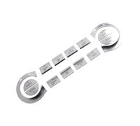 Modanatura per pulsante aria condizionata, colore argento, per Mercedes CLA GLA C117 X156 200 250 2013-2018, copertura ABS per climatizzatore, cruscotto