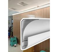 Modanatura per soffitto, Canale per plafoniera a LED Decorativa, Modanatura a Corona in Alluminio, Applique da Parete, battiscopa per Decorazione Domestica (1,7 m / 5,6 Piedi)