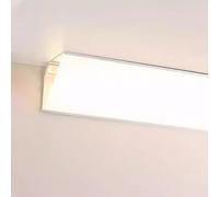 Modanatura per soffitto, diffusore per Strisce LED Decorative indirette per la casa, Sistema di Finitura lattiginoso per Angoli di soffitti e pareti, Modanatura per Illuminazione a Corona da