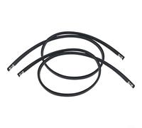 Modanatura per tetto nero per Honda Fit 2005-2008, sostituzione della copertura della guida laterale esterna in gomma, compatibile con OE 74316SAA003 74306SAA003, set coppia sinistra e destra