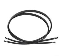 Modanatura per tettuccio per Fit 2005 - 2008 - Gomma nera esterna laterale per corrimano del tettuccio - sostituisce 74316SAA003 74306SAA003 coppia sinistra e destra, set di 2